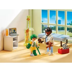 Pédiatre avec enfant Playmobil Action Heroes 71619