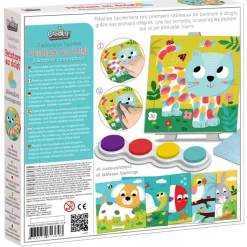 Peintures au doigt - tableaux adorables compagnons