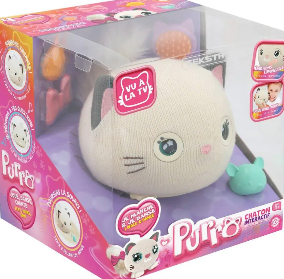 Peluche Chat Purro Interactif