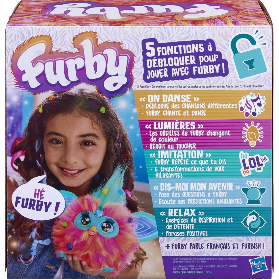 Peluche Furby corail