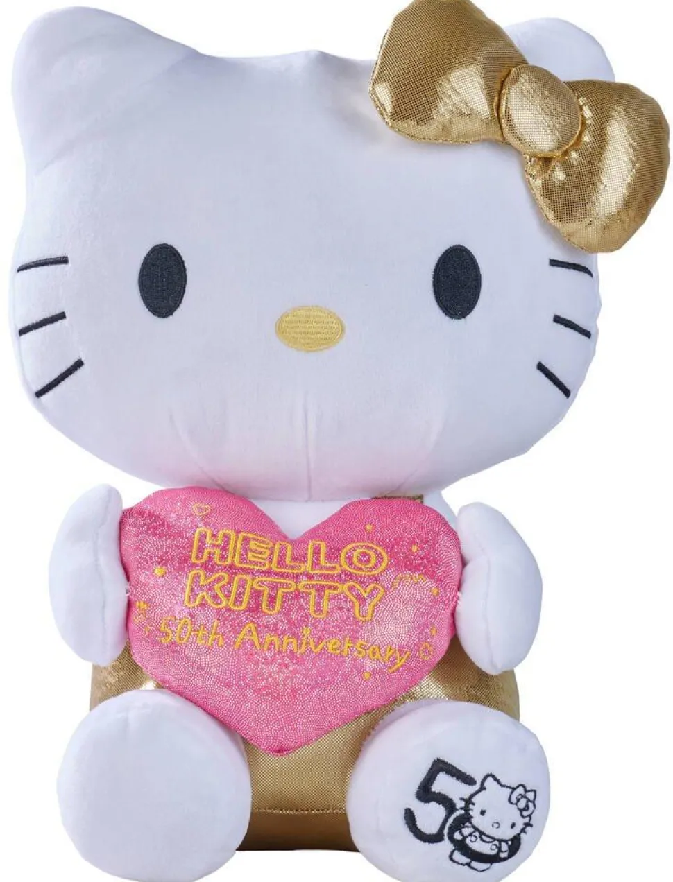 Peluche Hello Kitty 30 Cm - 50ème Anniversaire