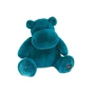 Peluche Hippopotame Hip'Cool Bleu Canard 40 cm