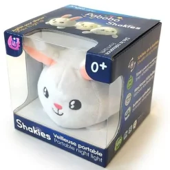 PELUCHE LUMINEUSE SHAKIES LAPIN VEILLEUSE