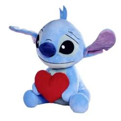 Peluche Stitch 50 cm avec cœur