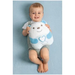 Peluche tendre ourson bleu