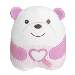 Peluche tendre ourson rose