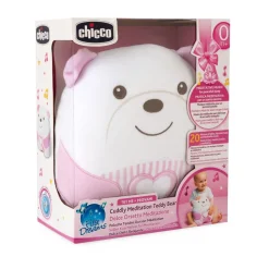 Peluche tendre ourson rose