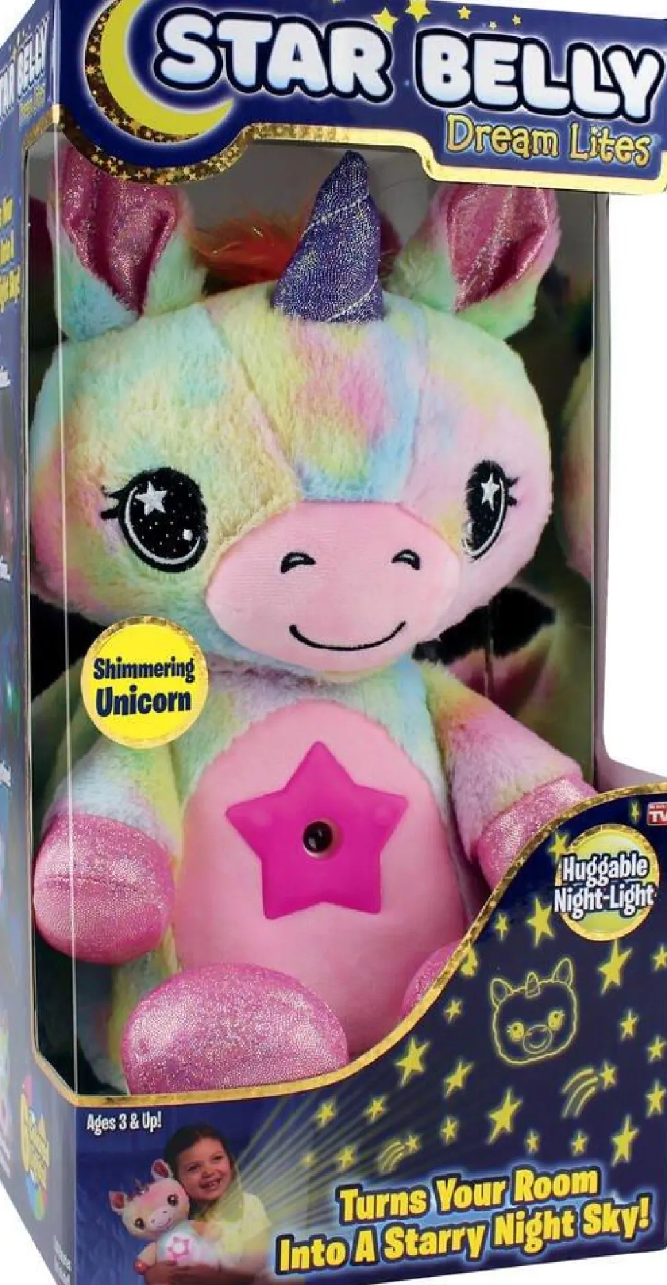 Peluche Zoe, La Licorne Multicolore De Best Of Tv