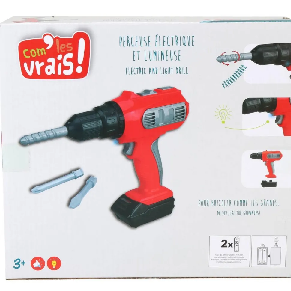 Perceuse électrique et lumineuse