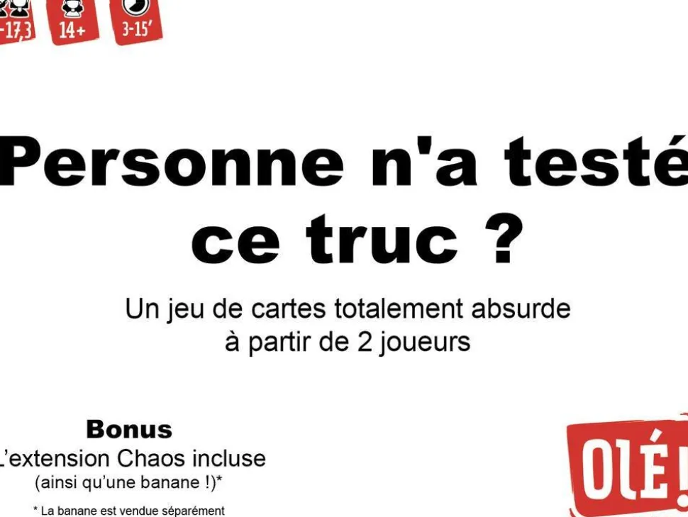 Personne N'a Testé Ce Jeu - Iello Référence 70153