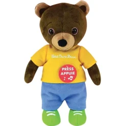 Petit Ours brun peluche musicale 21cm