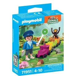 Petite aventure en train PLAYMOBIL Animals & Friends 71951