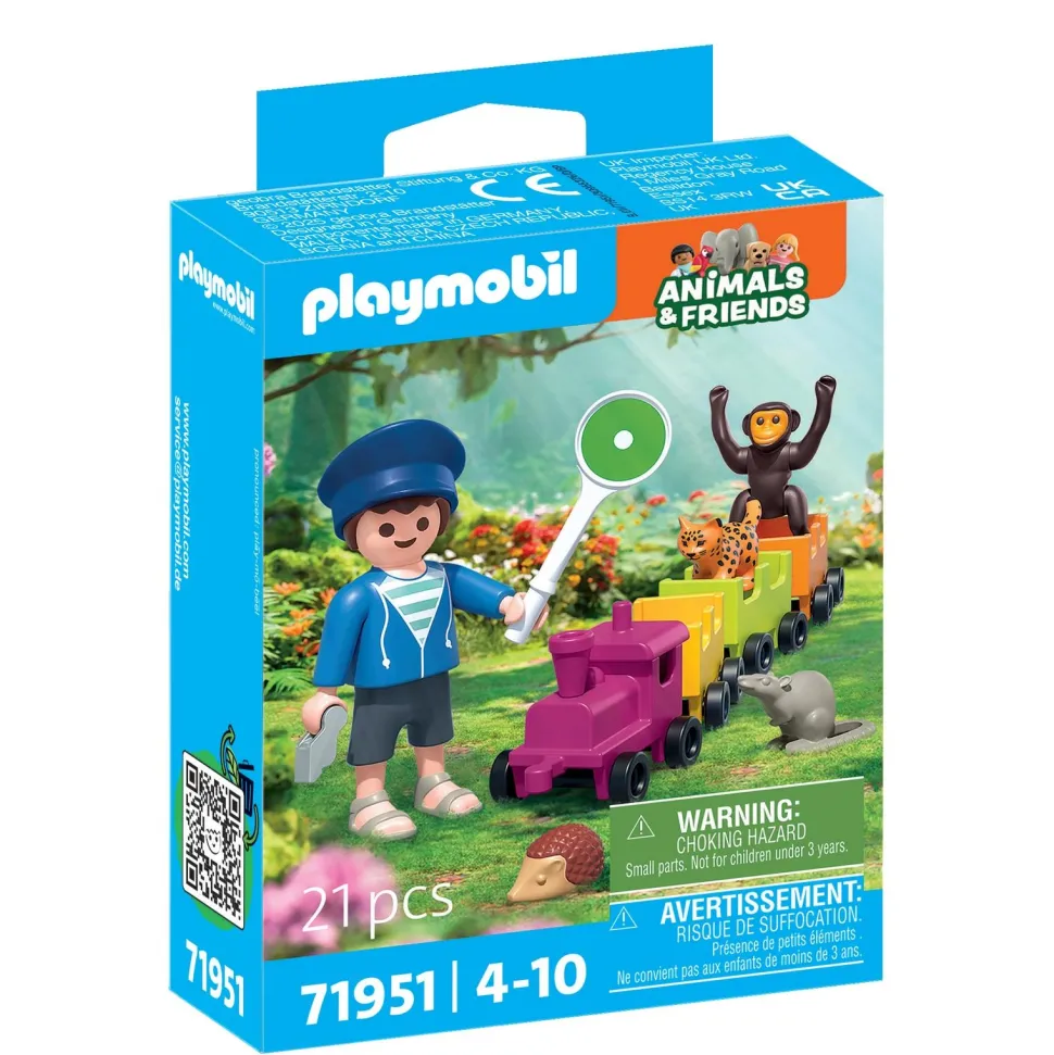 Petite aventure en train PLAYMOBIL Animals & Friends 71951