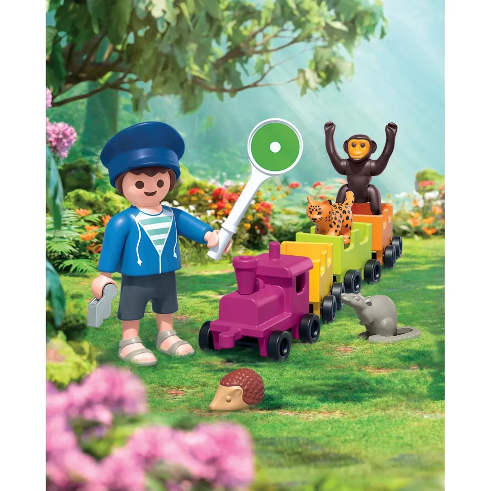 Petite aventure en train PLAYMOBIL Animals & Friends 71951