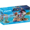 Pirate avec radeau flottant et trésor PLAYMOBIL Pirates 71794