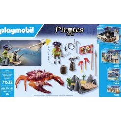 Pirate et crabe géant Playmobil Pirates 71532