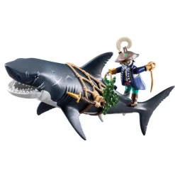Pirate et requin avec mâchoire articulée PLAYMOBIL Pirates 71793