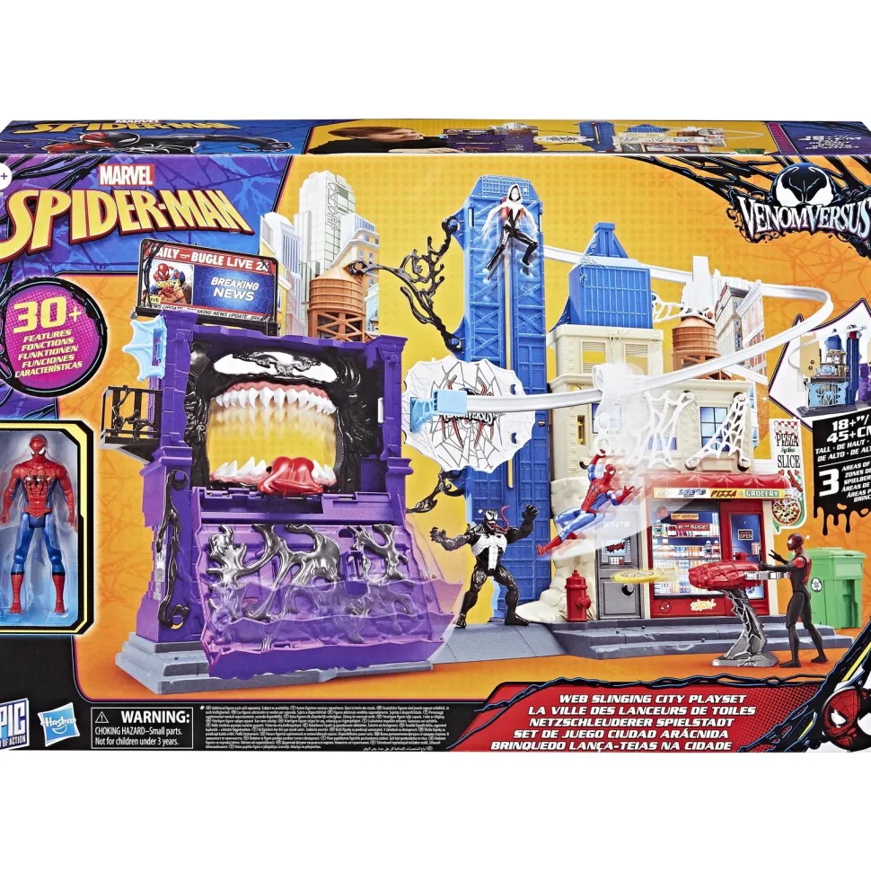 Playset La ville des lanceurs de toiles - Spider-man Venomversus