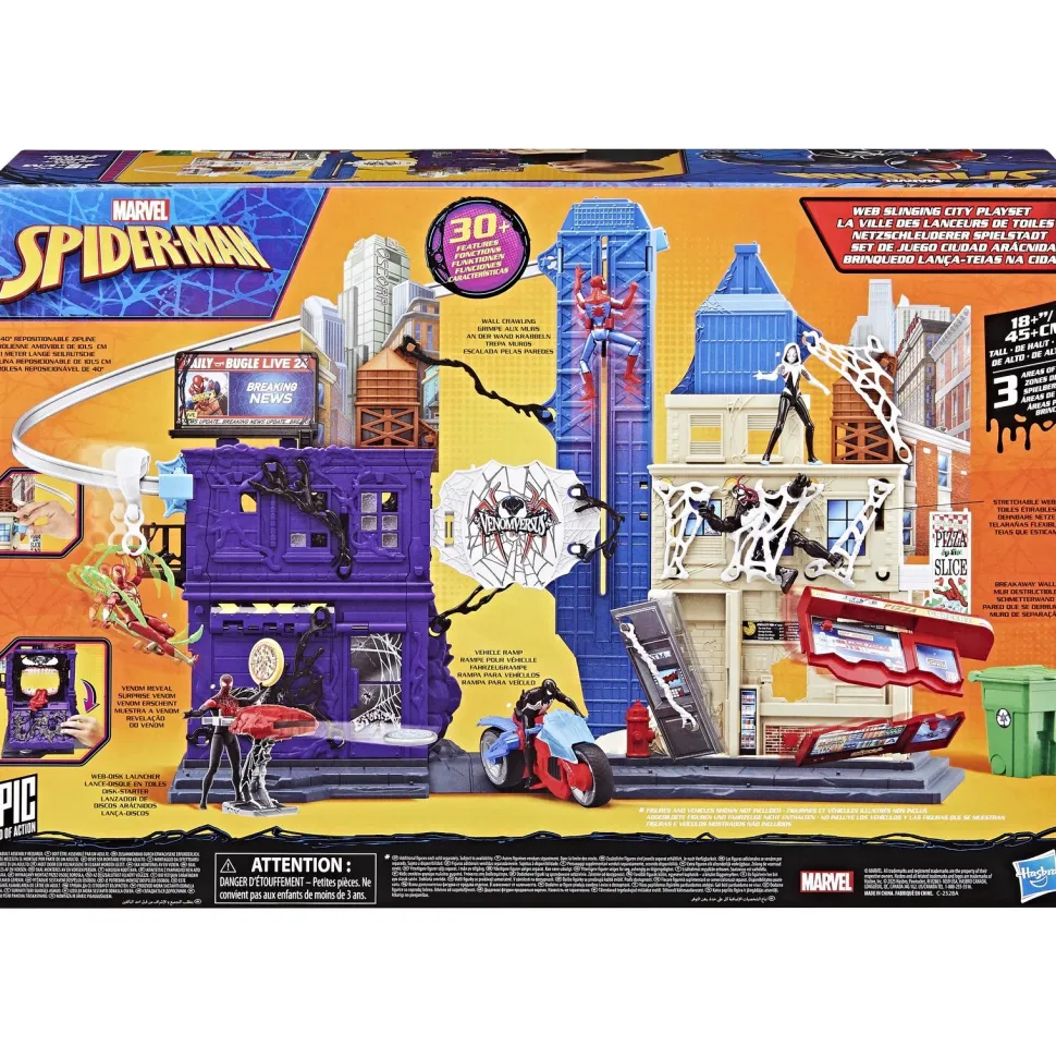 Playset La ville des lanceurs de toiles - Spider-man Venomversus