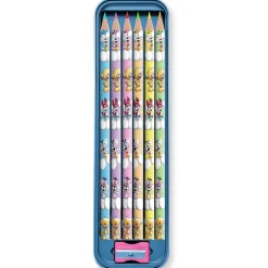 Plumier métal 6 crayons de couleurs Diddl