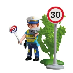 Policier avec radar de vitesse Playmobil Spécial Plus 72029