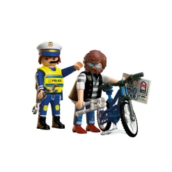 Policier et voleur de vélo - Playmobil City Action 72076