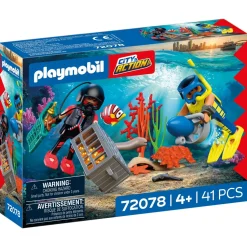 Policiers plongeurs et trésor - Playmobil City Action 72078