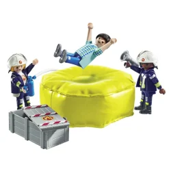 Pompiers avec coussin de sauvetage Playmobil Action heroes 71465