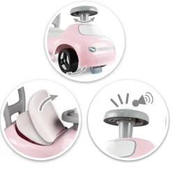Porteur auto rose