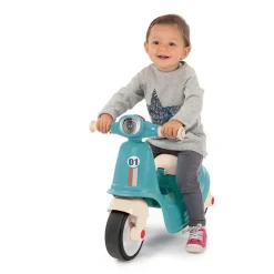 Porteur scooter bleu