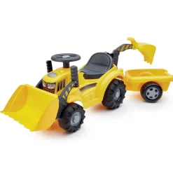 Porteur Tracto pelle avec remorque
