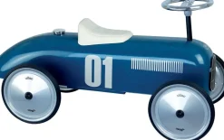 Porteur Vilac voiture vintage bleu pétrole