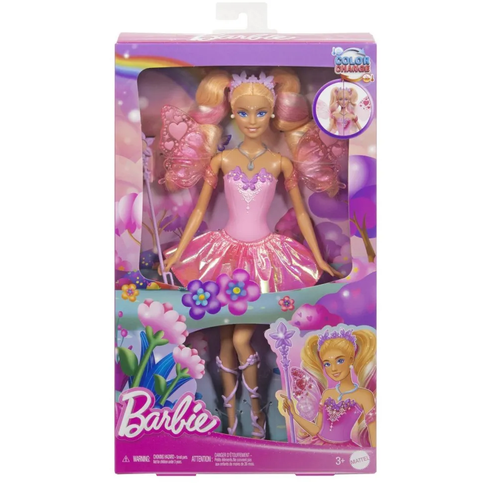 Poupée Barbie - Fée couleurs magiques