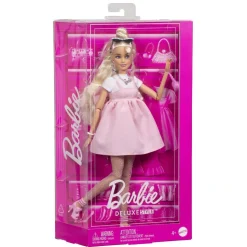 Poupée Barbie Coffret Deluxe Style Robe rose bonbon