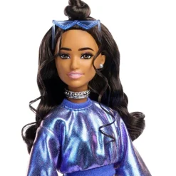 Poupée Barbie deluxe - Style metalibleu