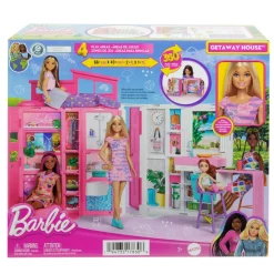 Poupée Barbie maison de vacances à emporter