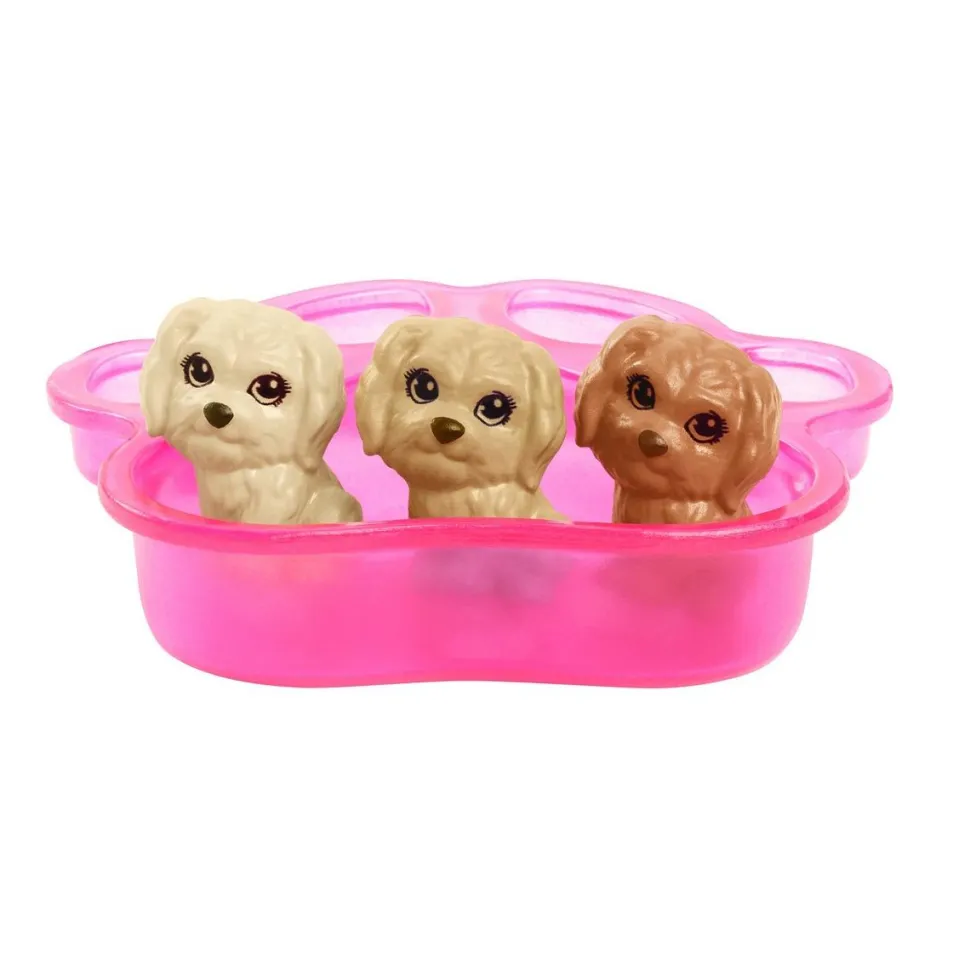 Poupée Barbie naissance des chiots