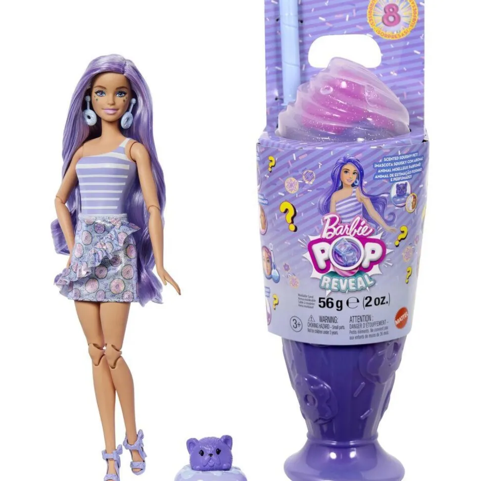 Poupée Barbie Pop Reveal gourmandise mauve