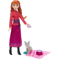 Poupée mannequin Anna et le louveteau - La Reine des Neiges