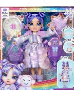 Poupée Mannequin Rainbow High Winter Wonderland Violet 27 cm