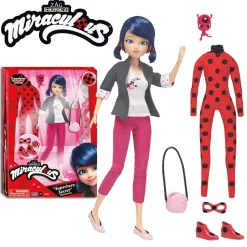 Poupée Marinette 26 cm et ses 2 tenues Miraculous