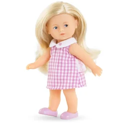 Poupée Mini Corolline Rosy robe Vichy