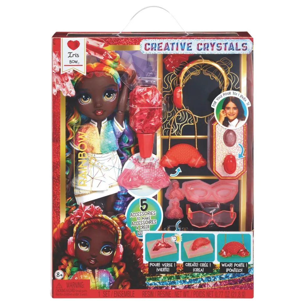 Poupée Rainbow High Creative cristals - Iris Bow