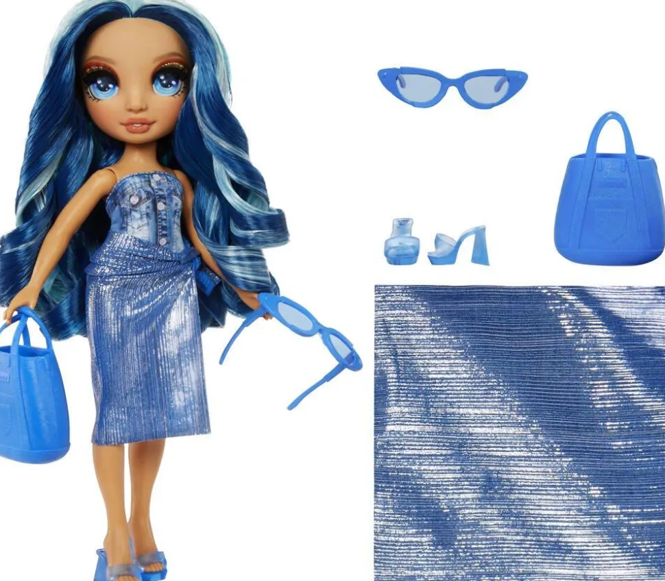 Poupée Rainbow High Swim et Style - Skyler blue
