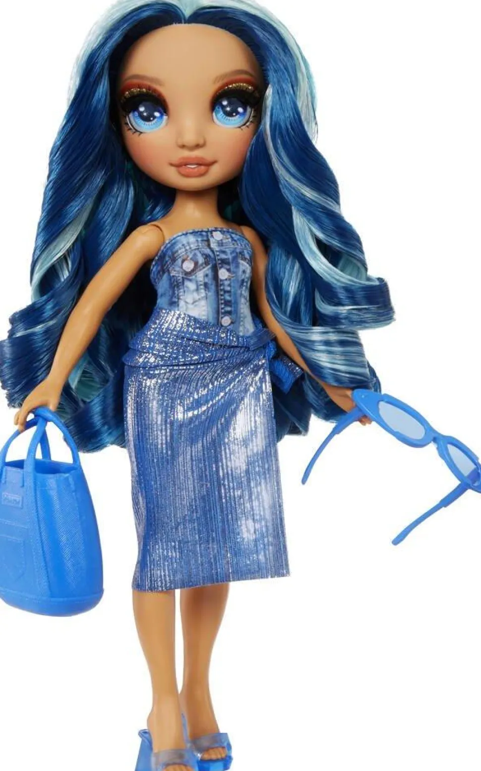 Poupée Rainbow High Swim et Style - Skyler blue