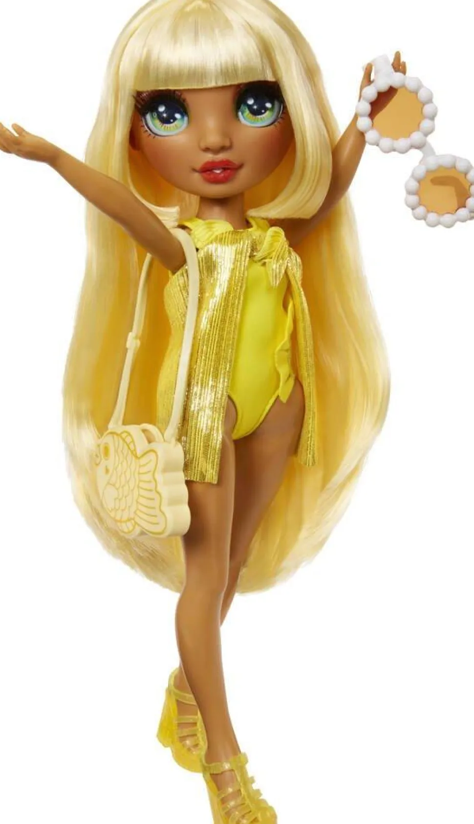 Poupée Rainbox High Swim et Style - Sunny Jaune