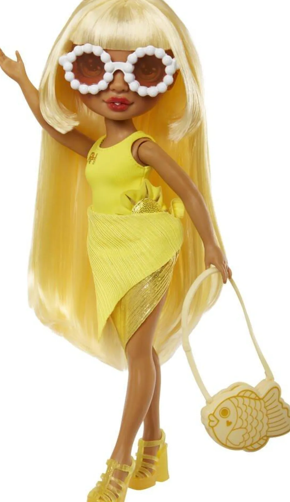 Poupée Rainbox High Swim et Style - Sunny Jaune