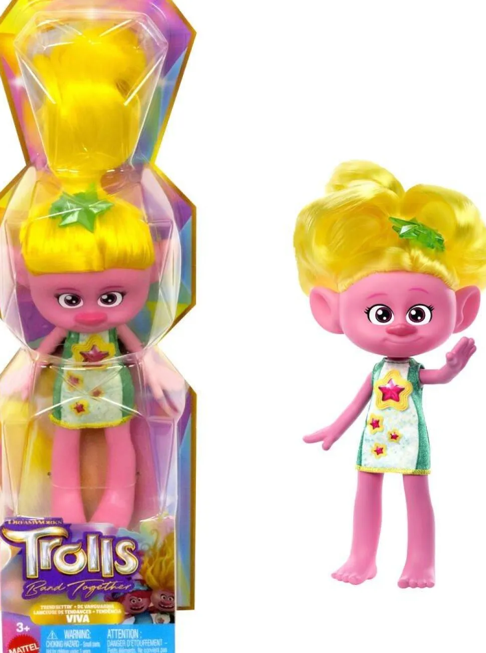 Poupée Viva Hair Pops - Trolls 3
