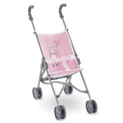Poussette canne rose