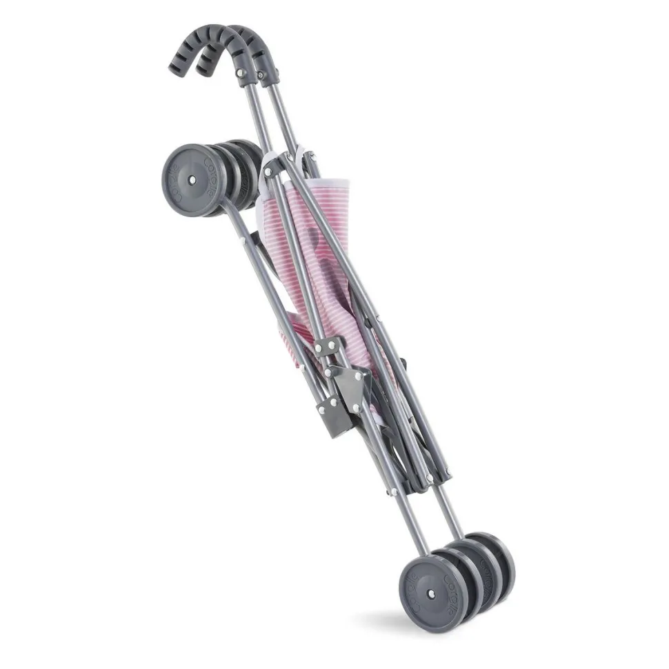 Poussette canne rose